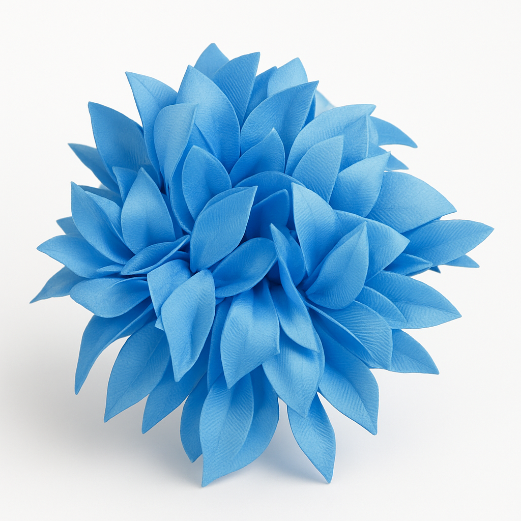 Blue Pony Petal Scrunchie