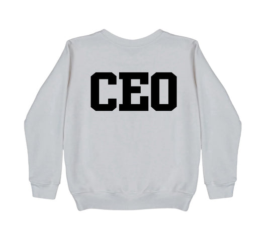 CEO SIGNATURE LOGO CREWNECK
